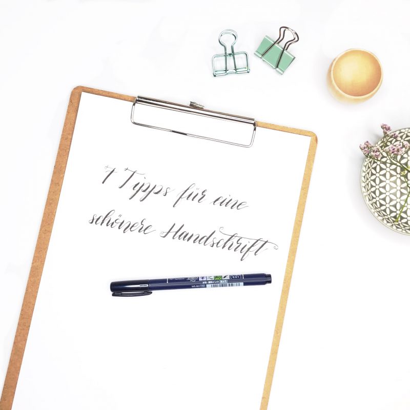 7 schnelle Tipps für eine schönere Handschrift