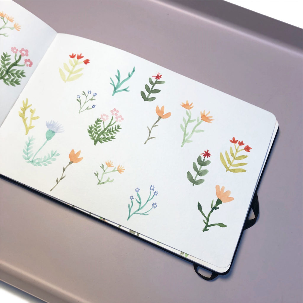 Wasserfarben, Watercolor, Aquarell? Ganz egal, wie du es nennst, es ist einfach, sehr dankbar und wunderschön! Lass uns die Techniken lernen und moderne Motive (Kakteen, Blumen, u.a.) malen.